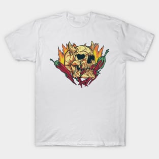 Skull with Horns T-Shirt